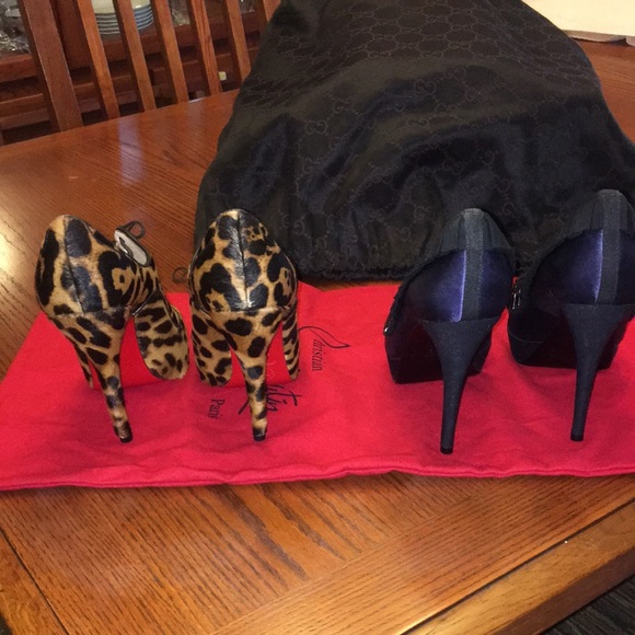 Christian louboutin booties & Tory Burch heels - Picture 3 of 8